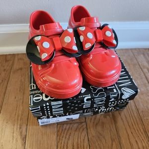 Mini Melissa Minnie Mouse sneakers size 10
